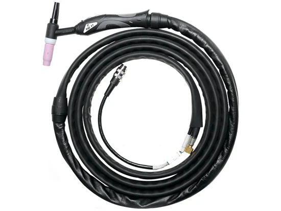Rhk OEM 4 m Kabel gasgekühlt 140 A Wp17 WIG-Schweißbrenner mit Kabelanschluss